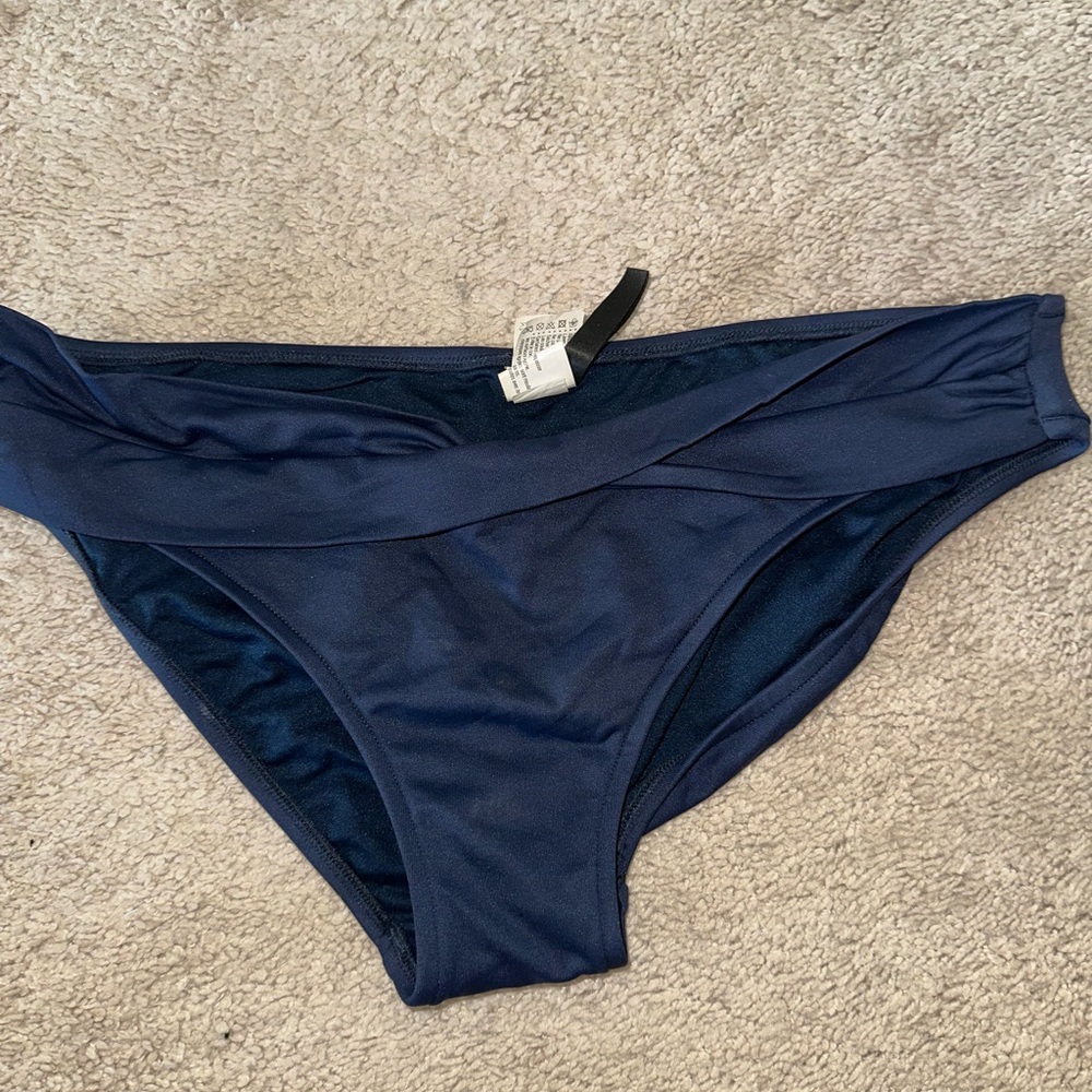 Seafolly Blue Classic Bikini bottom goddess collection.